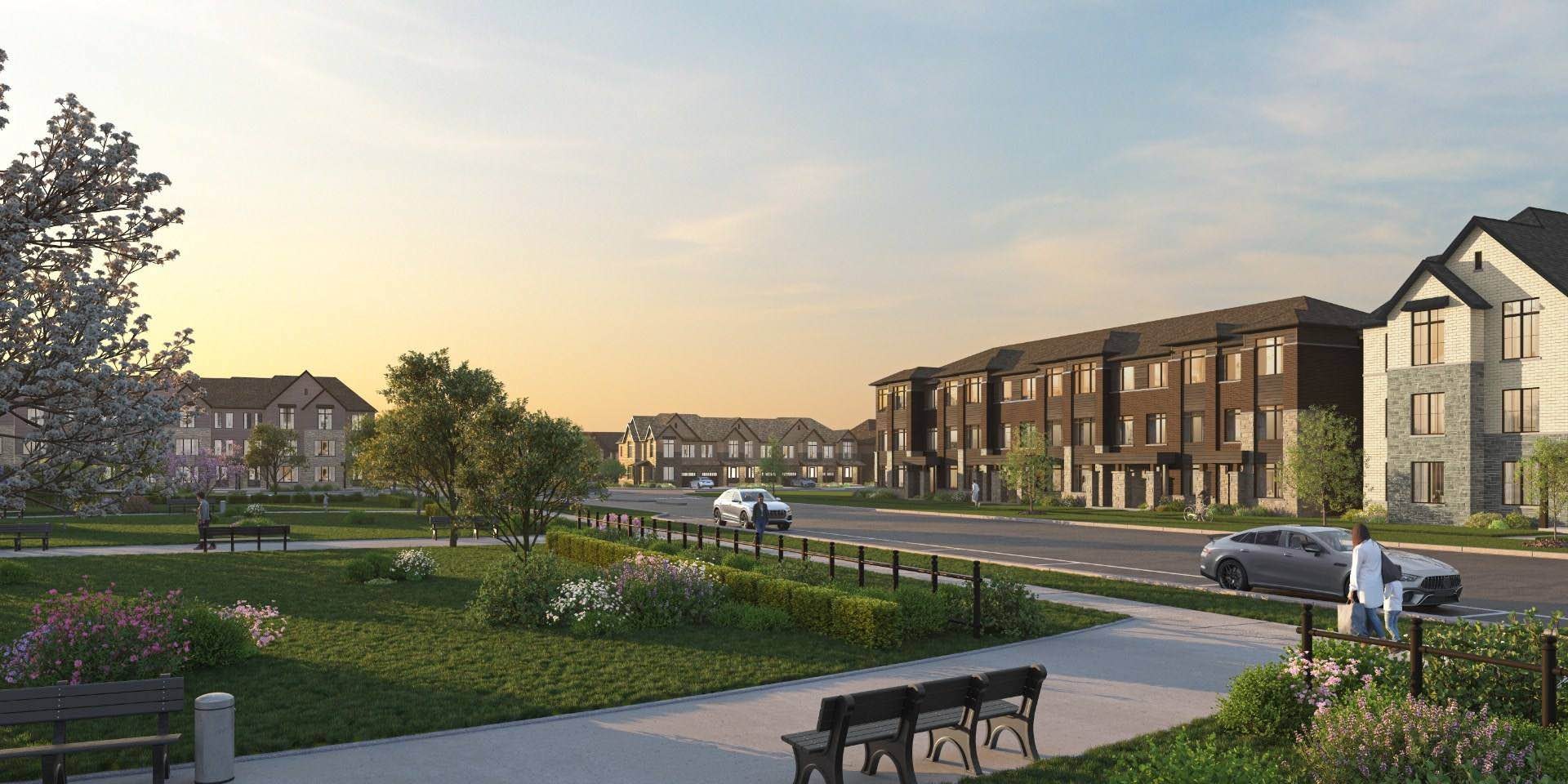 Founders Walk 社区街景（Stouffville）